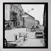 Vulcan Iron Works in Charleston, SC 1865 ポスター (正面)