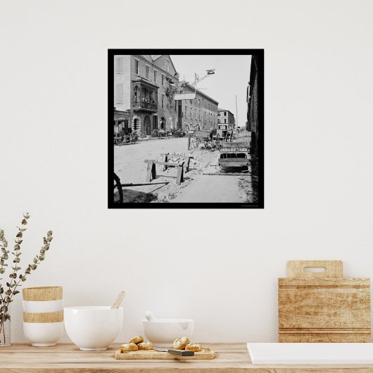 Vulcan Iron Works in Charleston, SC 1865 ポスター (キッチン)