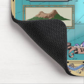 Vulcaniaの地図のマウスパッド マウスパッド (コーナー)