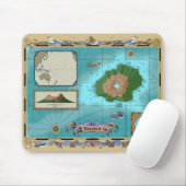 Vulcaniaの地図のマウスパッド マウスパッド (マウス)