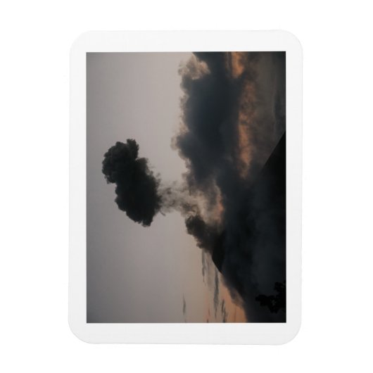 Vulkan Fuego in Guatemala マグネット (縦)