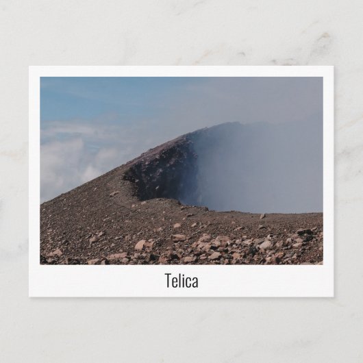 Vulkan Telica in Nicaragua ポストカード (正面)