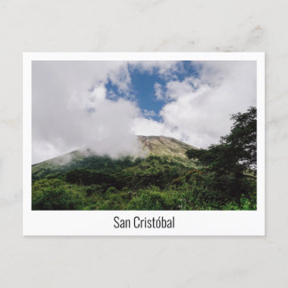 Vulkankrater San Cristóbal in Nicaragua ポストカード