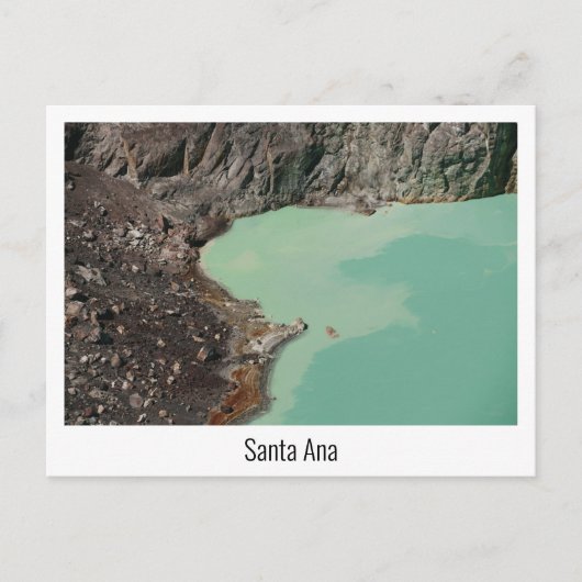 Vulkankrater Santa Ana in El Salvador ポストカード (正面)