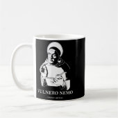 Vulnero Nemo Catholic Saint Thomas Aquinas Quote コーヒーマグカップ (左)
