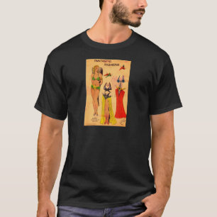 Vultanのペーパー人形のフラッシュゴードンのLuraの好み Tシャツ