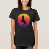 Vulture Eagle Bird Flying in the Sky at Sunset Ani Tシャツ (正面)