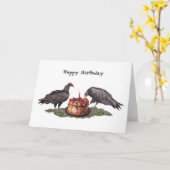 Vultures Birthday Card カード (黄色い花)