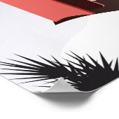 Vuokattiフィンランドのスキーポスター ポスター (角)