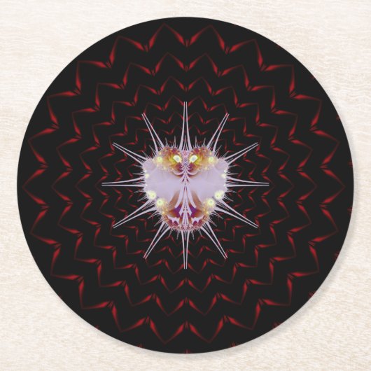 VURIバグ ラウンドペーパーコースター (正面)