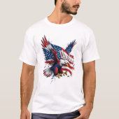 Vushii American Eagle Freedom Graphic Tee Tシャツ (正面)