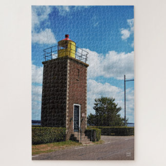Vuurtoren voor scheepvaart in Willemstad Nederland ジグソーパズル