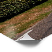 Vuurtoren voor scheepvaart in Willemstad Nederland ポスター (コーナー)