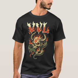 VVL Inferno Skull Tシャツ