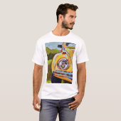 VWビートルペイント - ビートル好きへのギフト Tシャツ (正面フル)