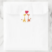 VW – キリンおもしろいラブアニメ ラウンドシール (バッグ)