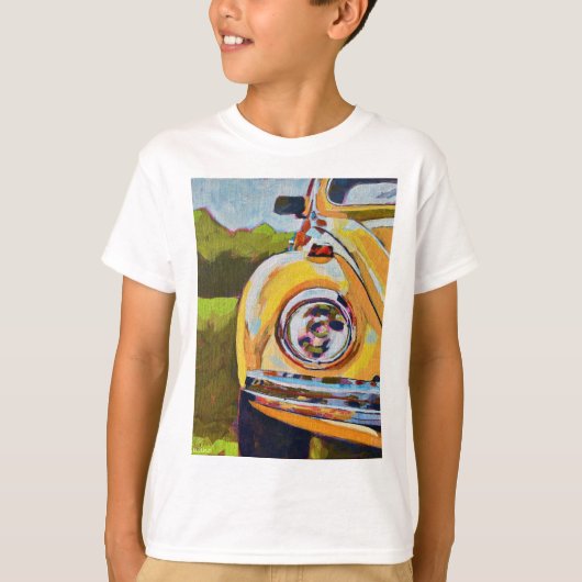 VW Bug Painting - Gift for VW Bug Lovers Tシャツ (正面)
