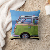 VW Van Painting - Gift for VW Lovers クッション (ブランケット)