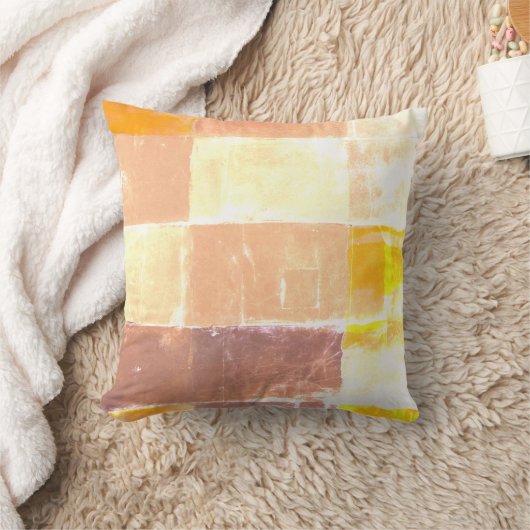 Vwndrettiイエローソフトカラー クッション (ブランケット)