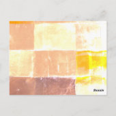 Vwndrettiイエローソフトカラー ポストカード (裏面)