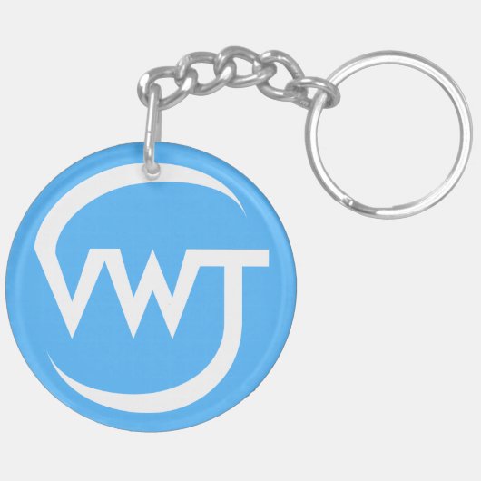 VWTのロゴKeychain キーホルダー (裏面左)