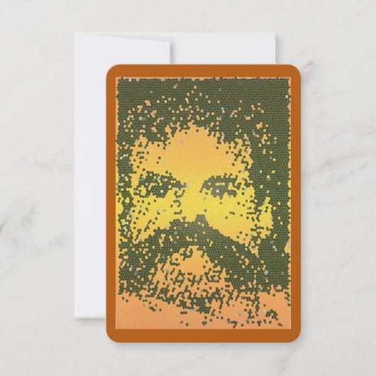 vyくまのモザイク挨拶状のコレクション カード (正面)