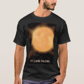 VY Canis Majoris 太陽 宇宙アートポスター Tシャツ (正面)