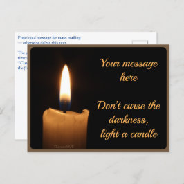 Vykort — Candle ポストカード