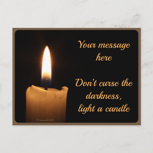 Vykort — Candle ポストカード (正面)
