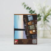 Vykort — Connect, Airplane ポストカード (スタンド正面)