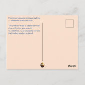 Vykort — Connect, Food ポストカード (裏面)