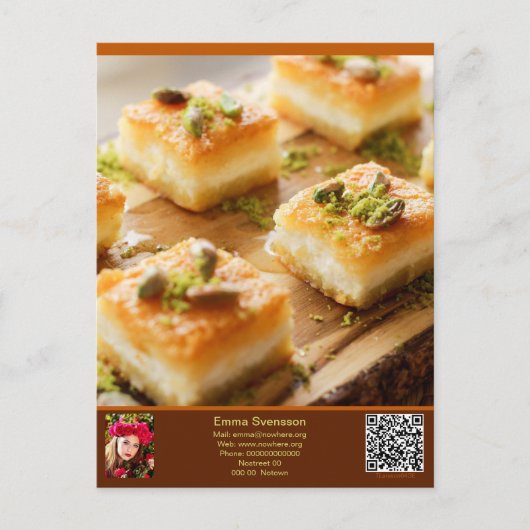 Vykort — Connect, Food ポストカード (正面)