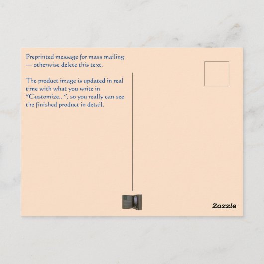 Vykort — Connect, Legend ポストカード (裏面)