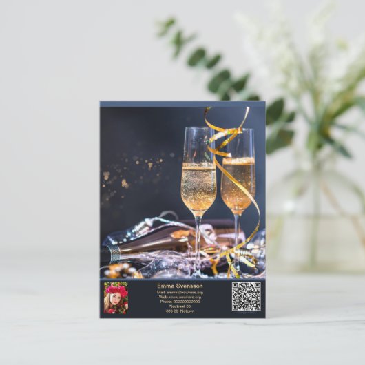 Vykort — Connect, Party ポストカード (スタンド正面)