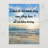 Vykort — Frihet ポストカード (正面)