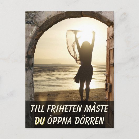 Vykort — Frihetens dörr ポストカード (正面)