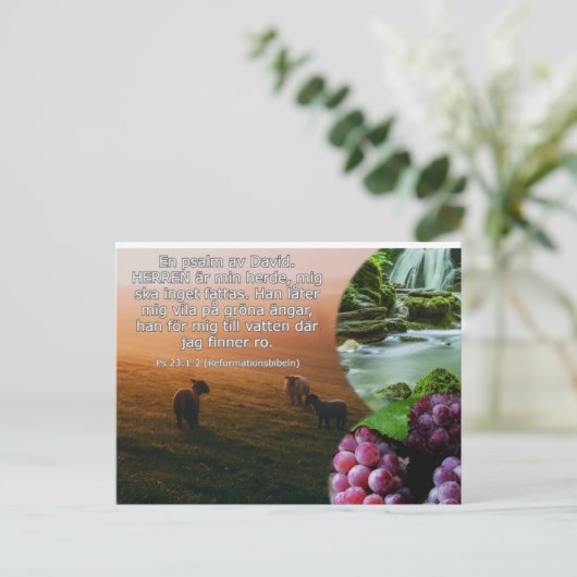 Vykort - Psalm 23 ポストカード (スタンド正面)