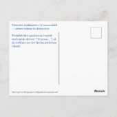 Vykort — Rebell ポストカード (裏面)