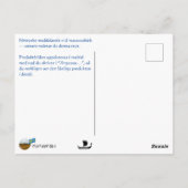 Vykort — Runskrift ポストカード (裏面)