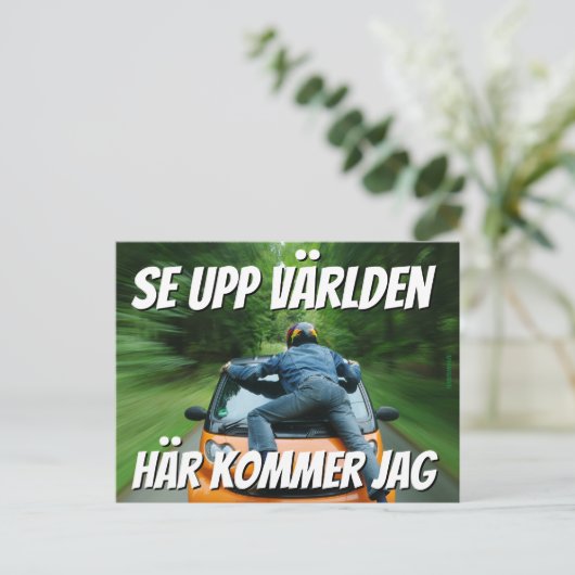 Vykort — Se upp världen ポストカード (スタンド正面)