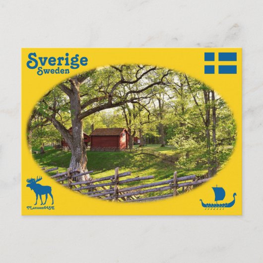 Vykort — Sverige ポストカード (正面)