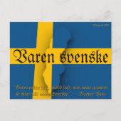 Vykort — Varen svenske ポストカード (正面)