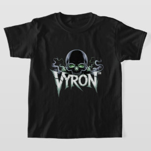 Vyronドクロアーバンゲーミングロゴ Tシャツ