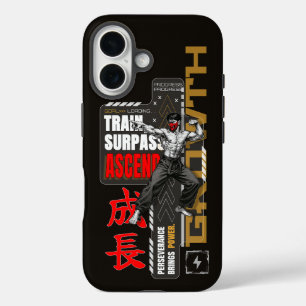 VYTROS "成長"男性のフィットネス iPhone 16ケース