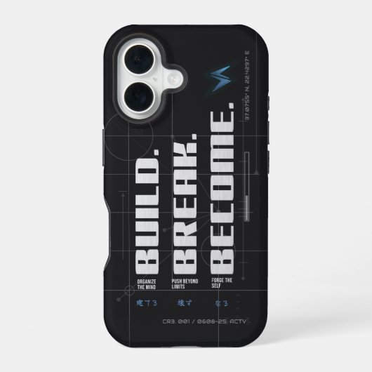 VYTROS: C.O.R.E. STACK "ディシプリン" フィットネス iPhone 16ケース (裏面)