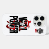 VYTROS「WILLPOWER」トレーニングの動機 Case-Mate iPhoneケース (裏面 (横))