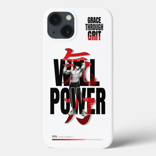 VYTROS "WILLPOWER"フィットネス美学 Case-Mate iPhoneケース (裏面)