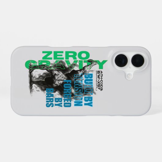 VYTROS "ZERO GRAVITY" ATH-CODE iPhone 16ケース (裏面横)