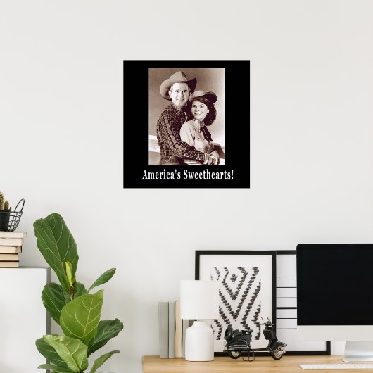 Wとラウラアメリカズスウィートアーツ ポスター (ホームオフィス)