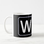 WのいかりのWanchorのおもしろいなギフト コーヒーマグカップ (左)